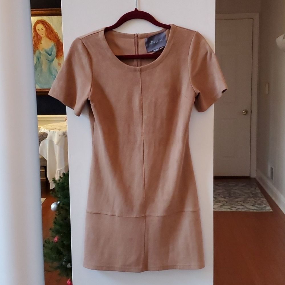 Anthropologie Paper Crane Ultra Suede Tunic Top or Mini Dress